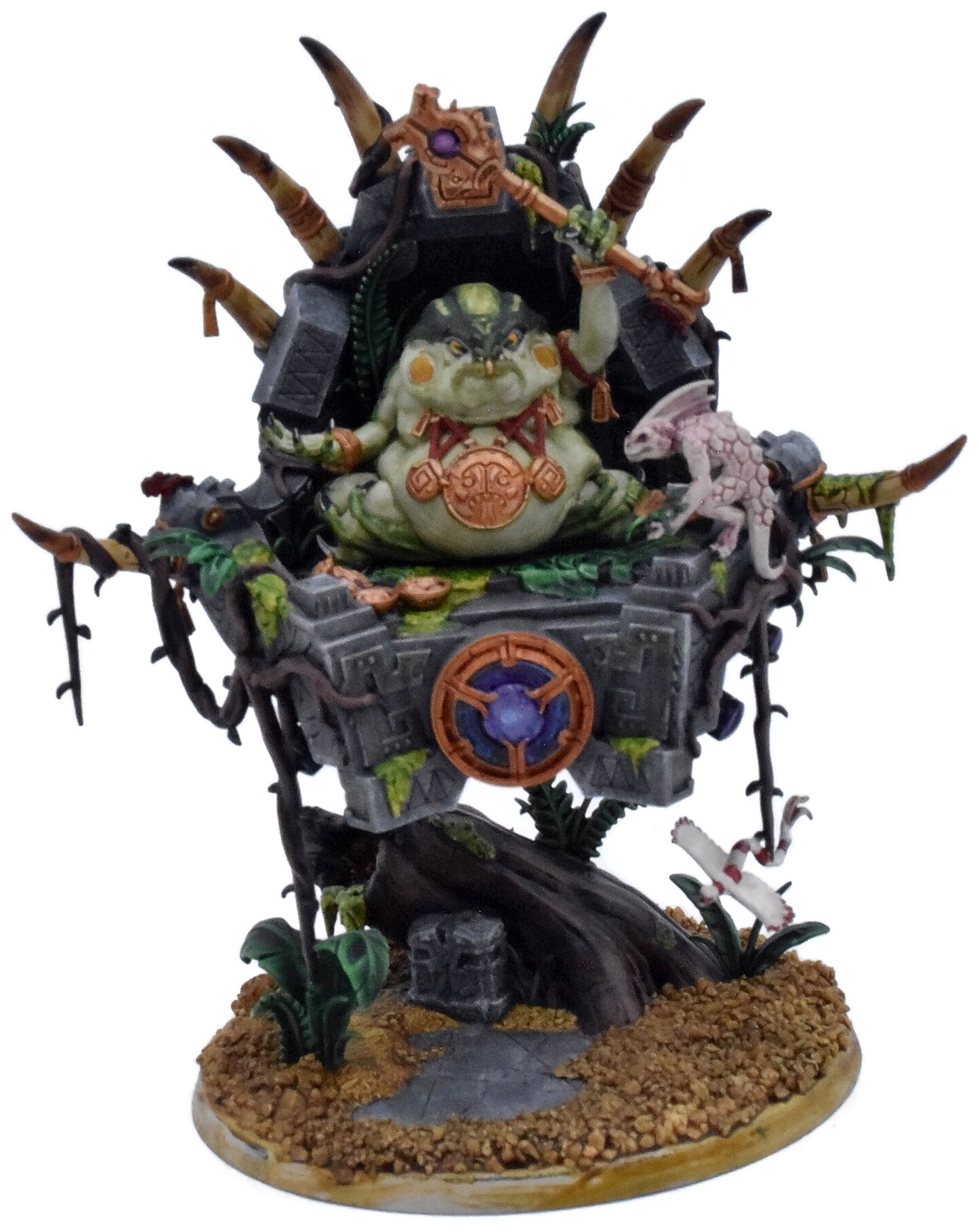 SERAPHON Slann Starmaster #1 WELL PAINTED Warhammer Sigmar 3350