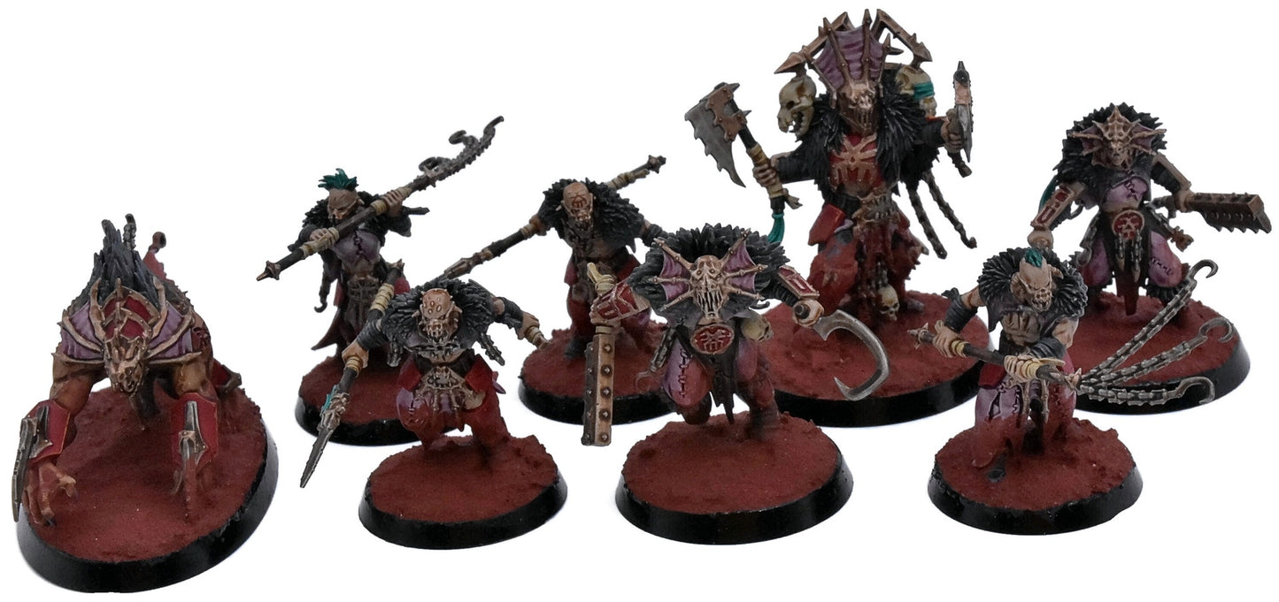 CHAOS DAEMONS 40K 8 Karanak Claws #1 WELL PAINTED Warhammer 40K 3473