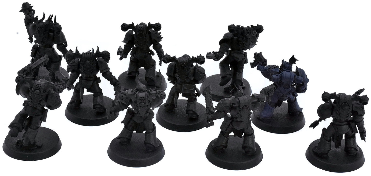 CHAOS SPACE MARINES 10 Legionaries #1 Warhammer 40K 7414