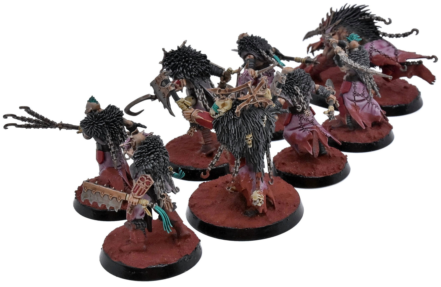CHAOS DAEMONS 40K 8 Karanak Claws #1 WELL PAINTED Warhammer 40K 3473