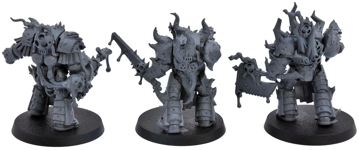 DEATH GUARD 3 Blightlord Terminators #1 Warhammer 40K 7438