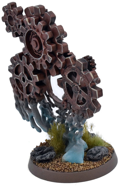 SCENERY & TERRAIN Chronomatic Cogs #1 WELL PAINTED Warhammer Sigmar Spell 3541