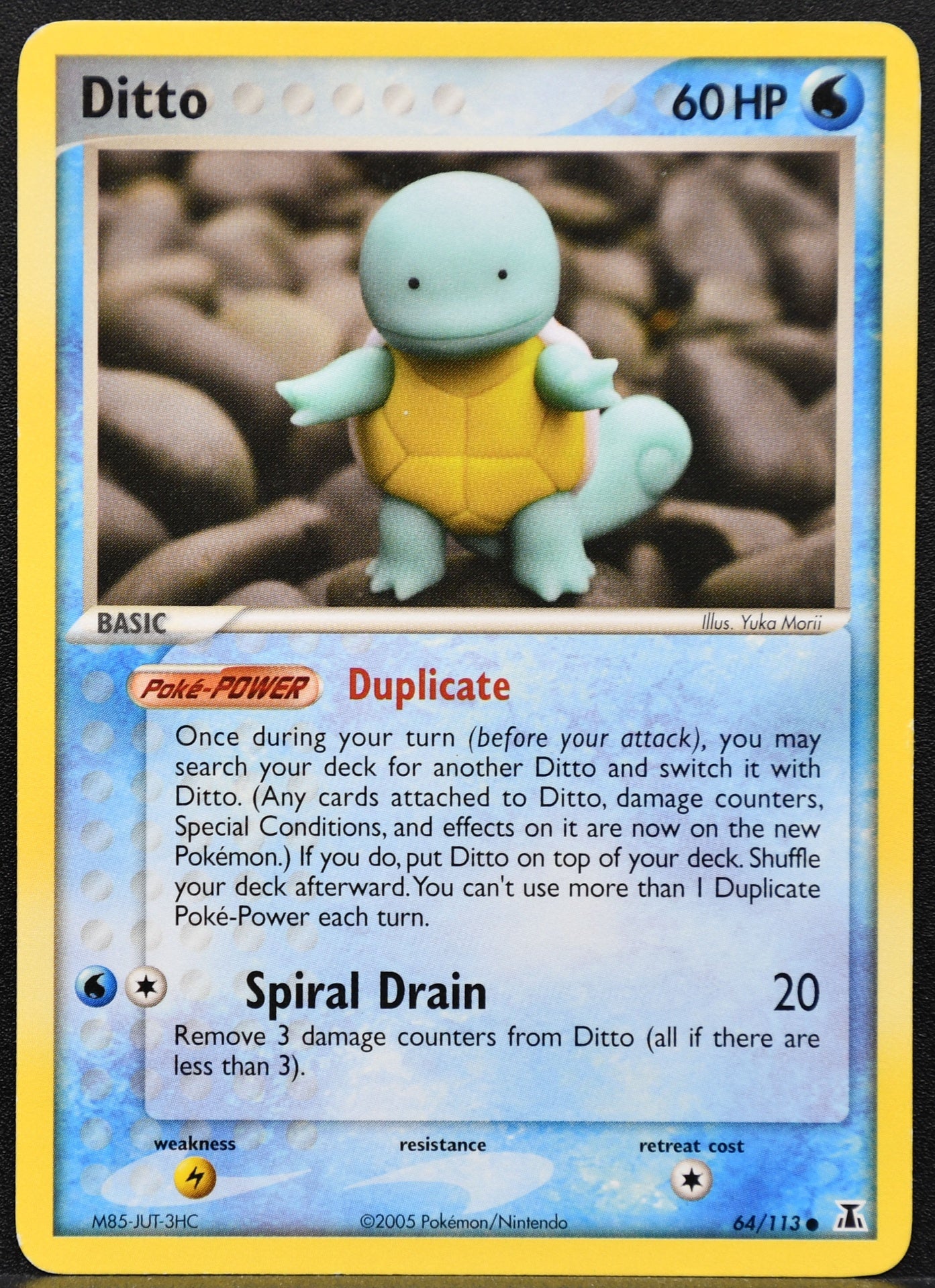 Pokemon TCG Ditto 64/113 Delta Species Damaged