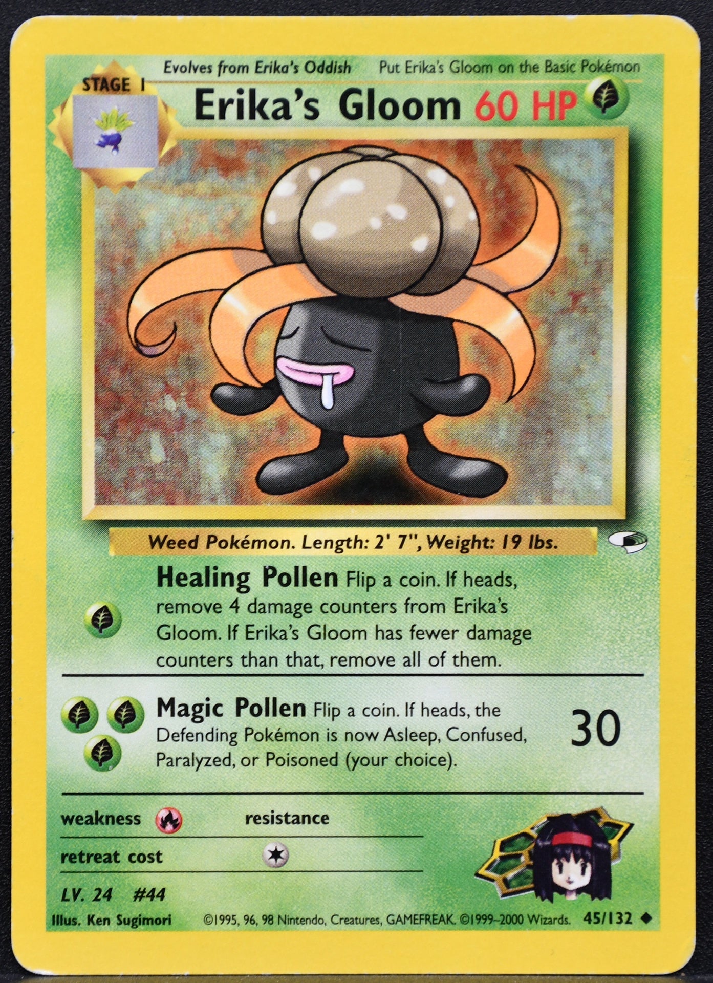 Pokemon TCG Erika's Gloom 45/132 Gym Challenge HP