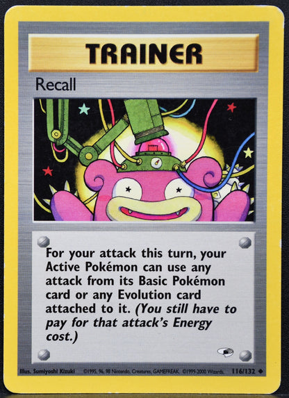 Pokemon TCG Recall 116/132 Gym Challenge HP