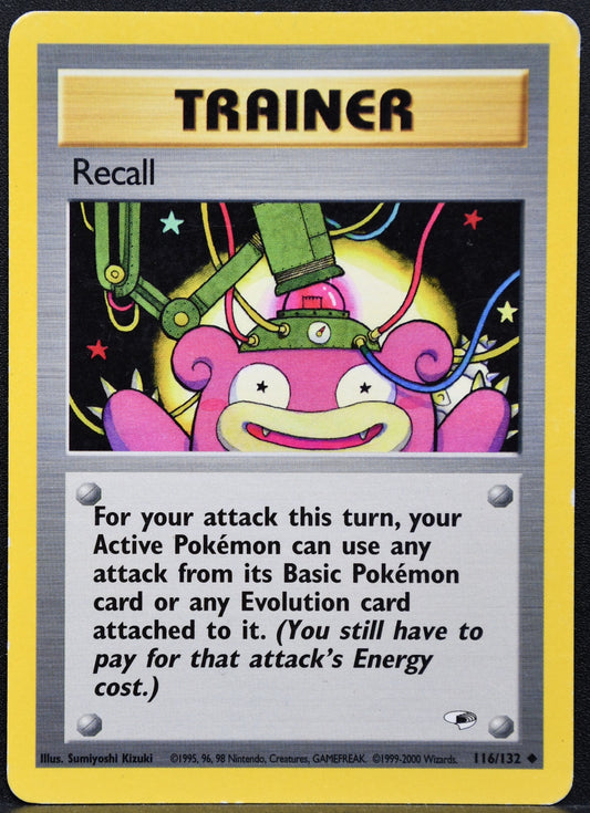 Pokemon TCG Recall 116/132 Gym Challenge HP