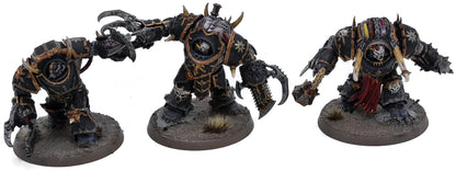 CHAOS SPACE MARINES 3 Mutilators #1 Warhammer 40K WELL PAINTED 3862