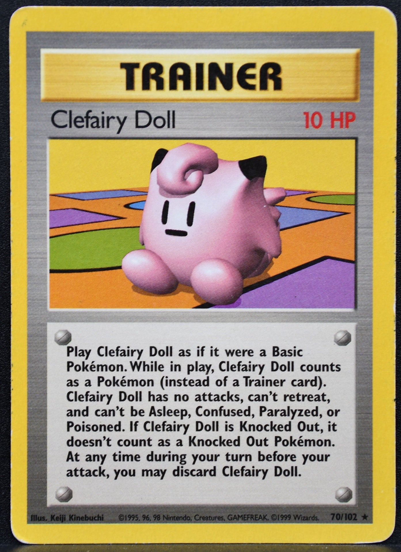 Pokemon TCG Clefairy Doll 70/102 Base Set HP