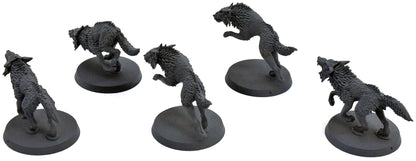 SPACE WOLVES 5 Fenrisian Wolves #1 Warhammer 40K 3089