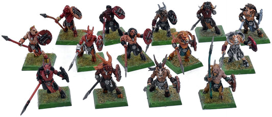 BEASTMEN BRAYHERDS 14 Ungors with Spears #1 3961
