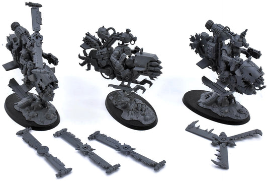 ORKS 3 Deffkoptas #2 Warhammer 40K 7865