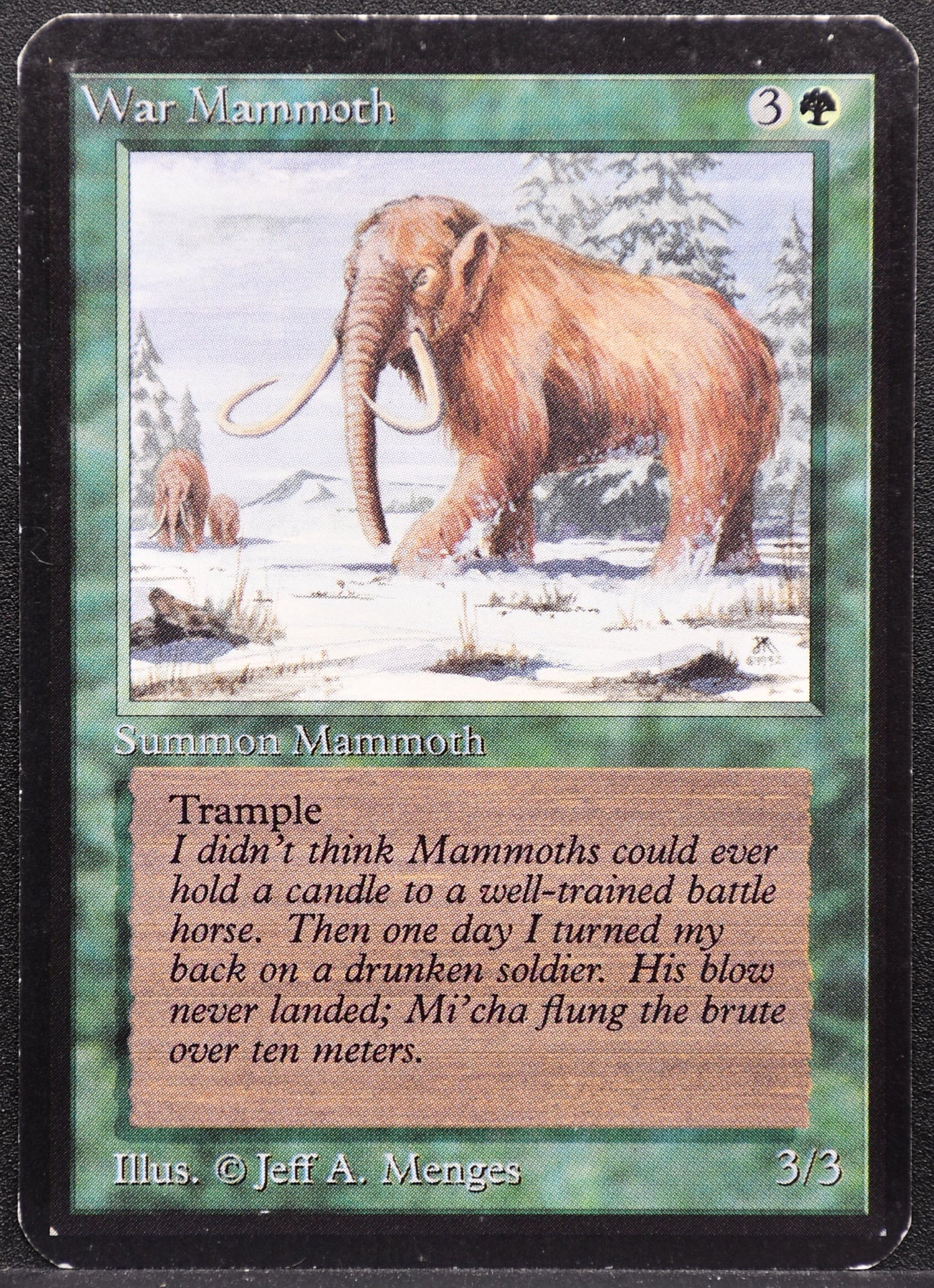 MTG War Mammoth Alpha Edition MP