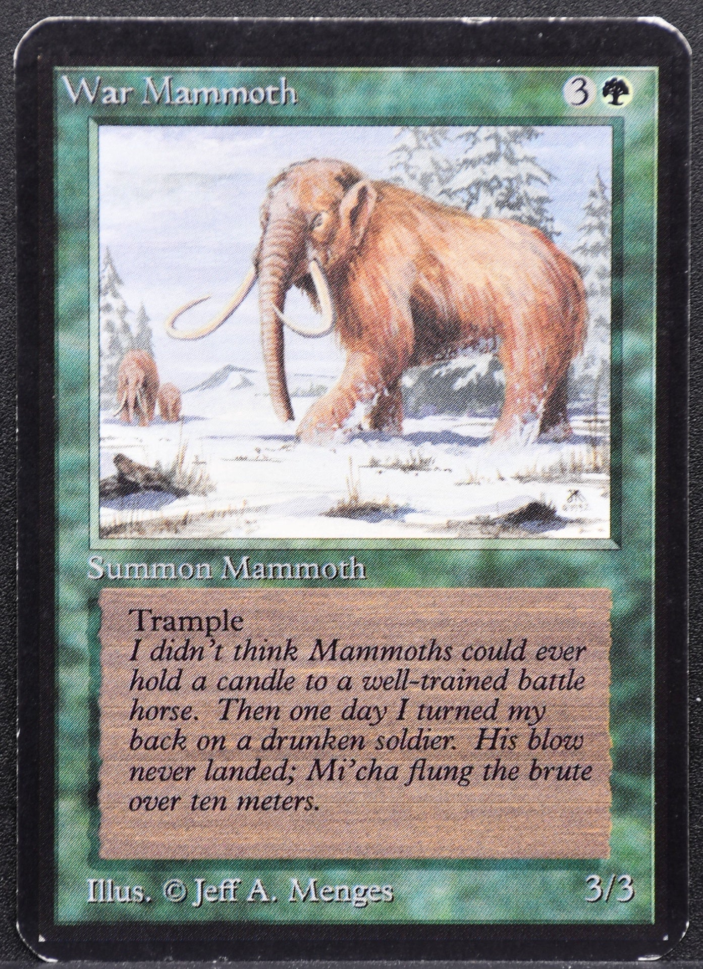MTG War Mammoth Alpha Edition HP