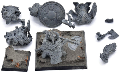 DWARFS Dwarf Lord With Shieldbearers #1 Warhammer Fantasy 3300