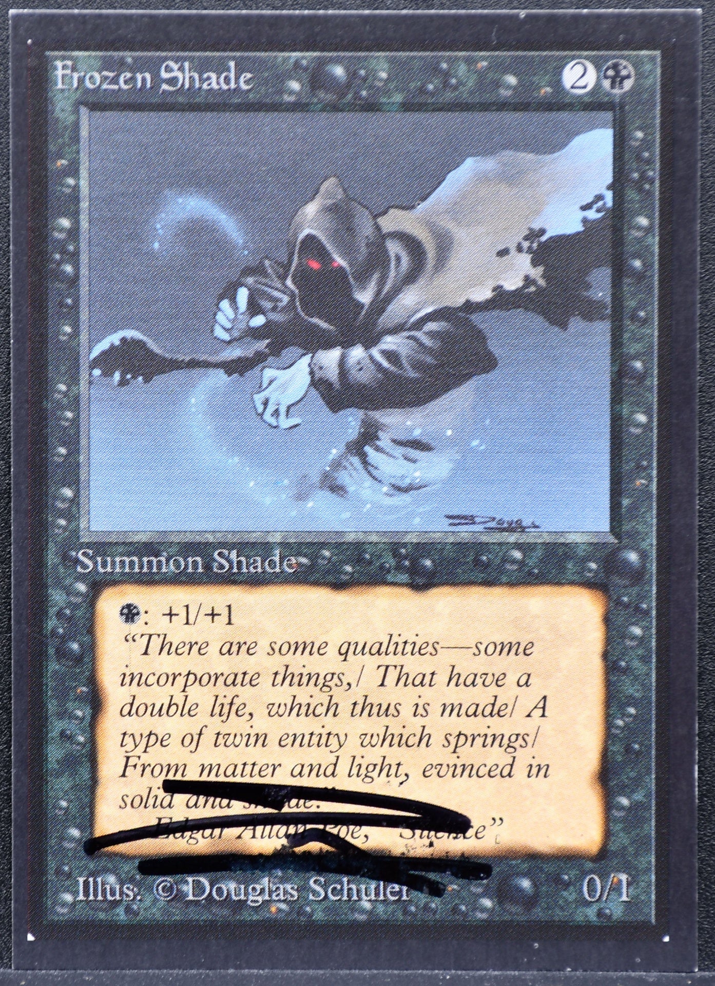 MTG Frozen Shade Collector's Edition Signed Douglas Schuler #1 NM