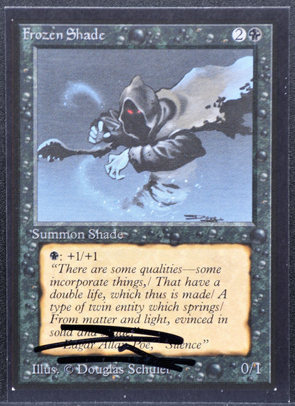 MTG Frozen Shade Collector's Edition Signed Douglas Schuler #2 NM