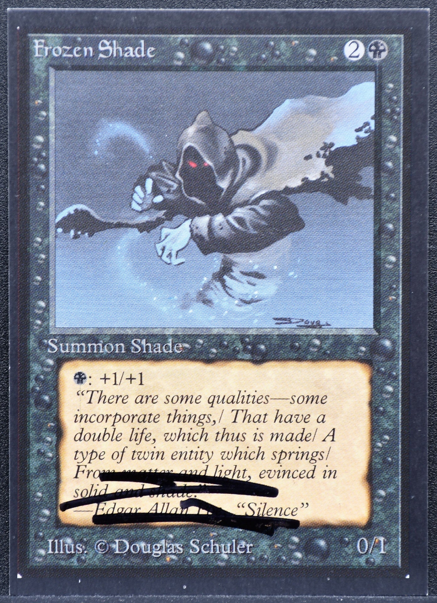 MTG Frozen Shade Collector's Edition Signed Douglas Schuler #3 NM