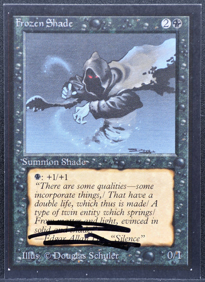 MTG Frozen Shade Collector's Edition Signed Douglas Schuler #3 NM