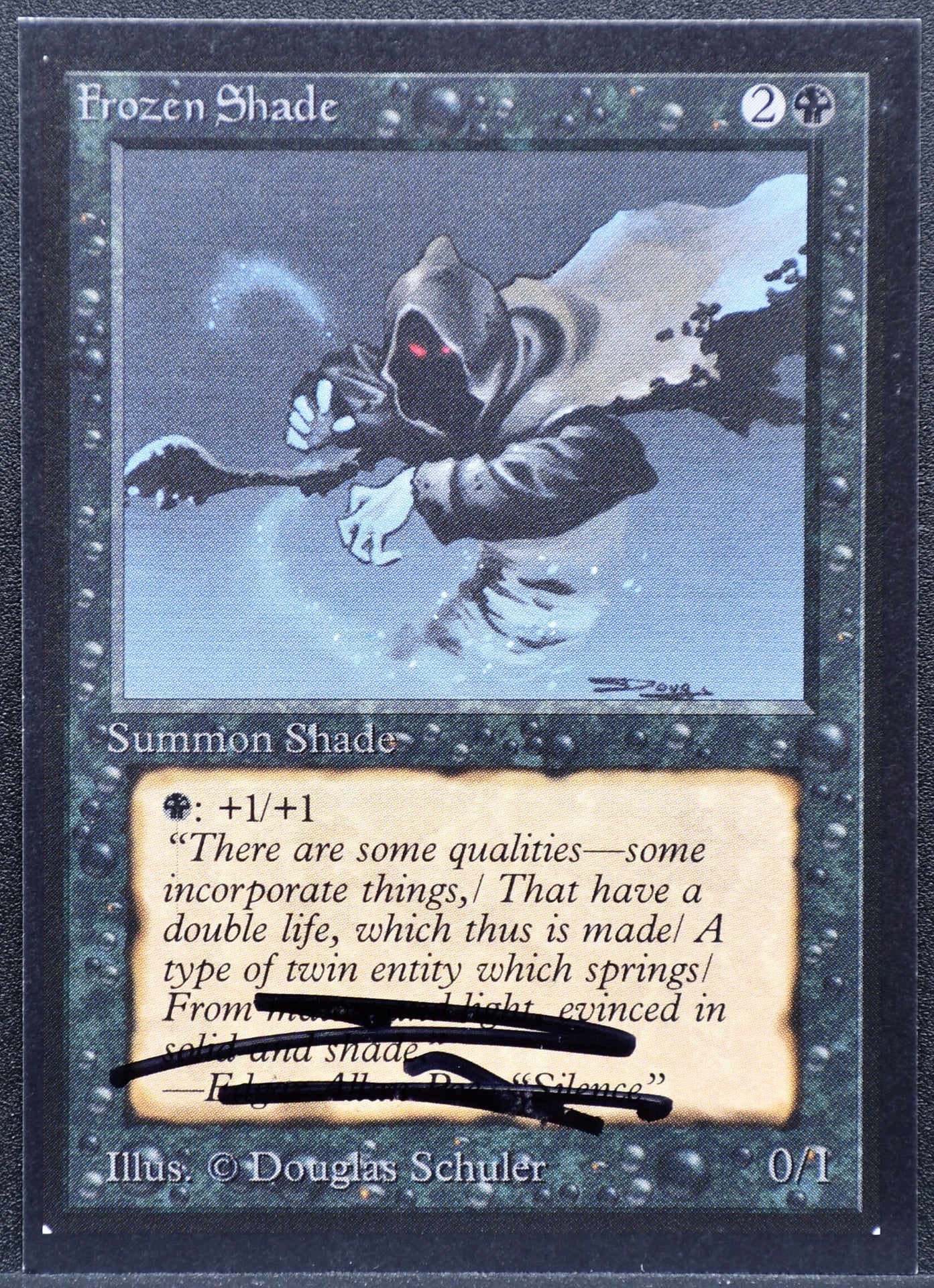 MTG Frozen Shade Collector's Edition Signed Douglas Schuler #4 NM