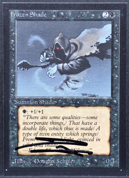 MTG Frozen Shade Collector's Edition Signed Douglas Schuler #4 NM