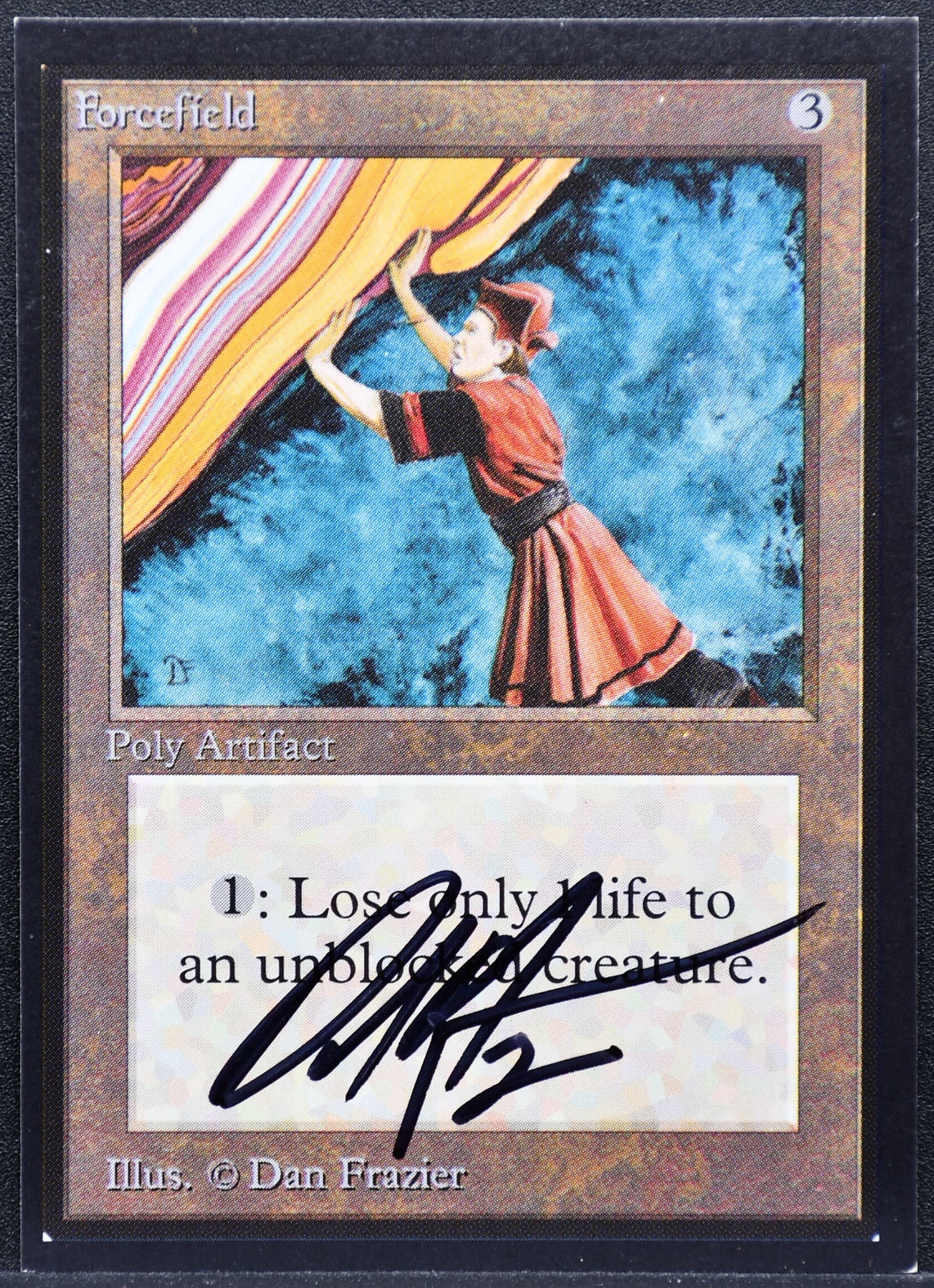 MTG Forcefield Collector's Edition Signed Dan Frazier NM