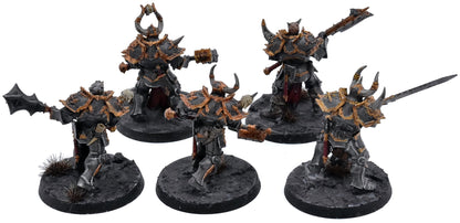 SLAVES TO DARKNESS 5 Chosen #2 WELL PAINTED Warhammer Sigmar 4166