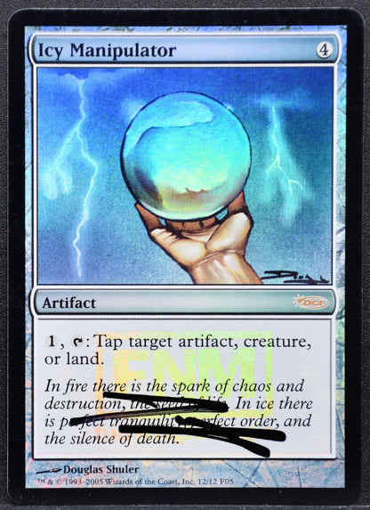 MTG Icy Manipulator FNPR Signed Douglas Shuler MP