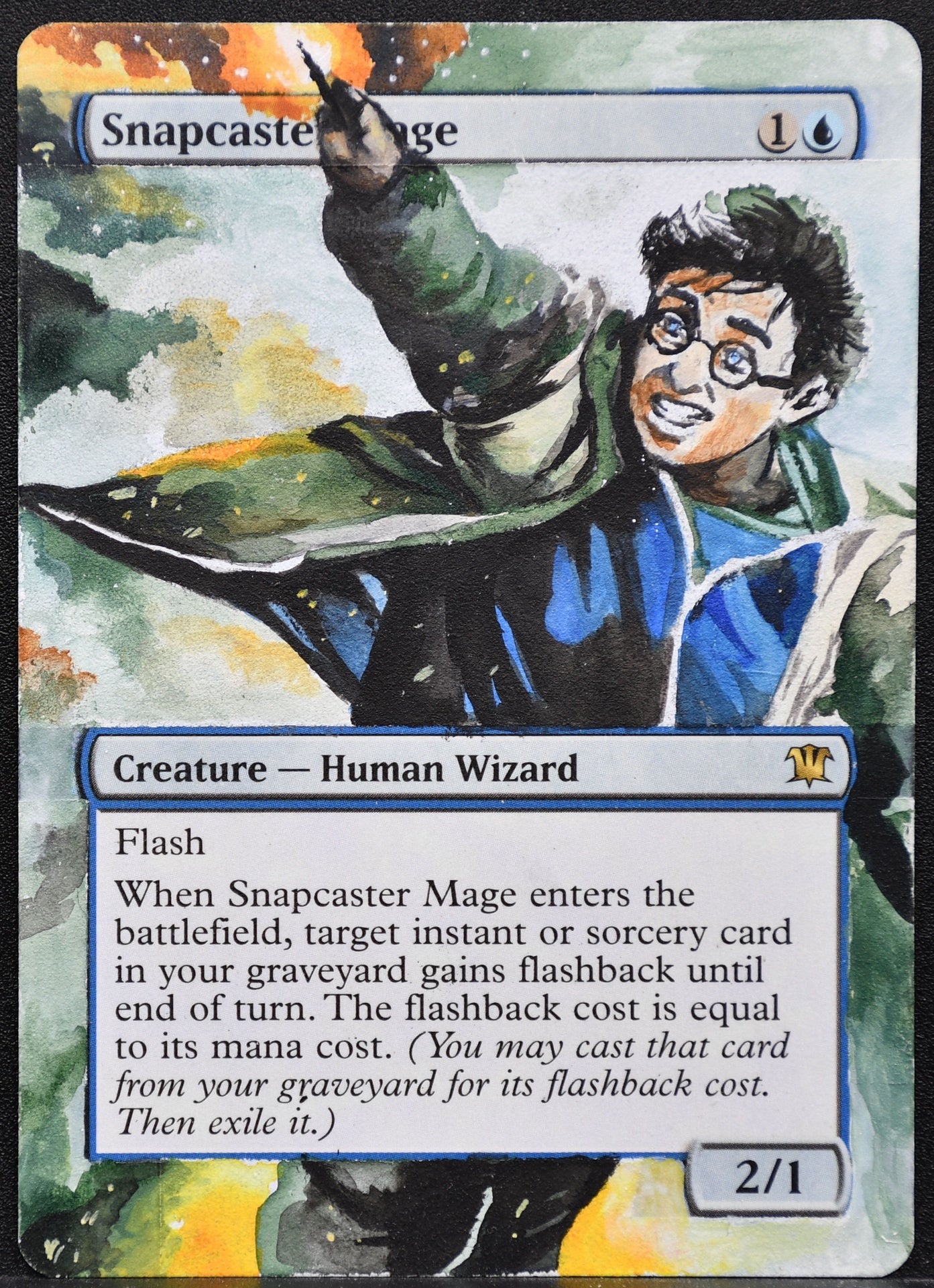 MTG Snapcaster Mage Innistrad Altered Harry Potter MP