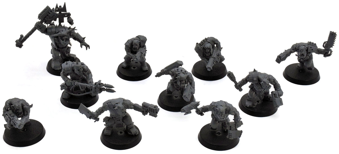 ORKS 10 Ork Boyz #1 Warhammer 40K-8528 3539