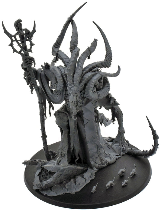 SKAVEN Vizzik Skour Prophet Horned Rat #1 Warhammer Sigmar 3669