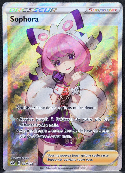 Pokemon TCG Sophora 194/198 NM Chilling Reign French