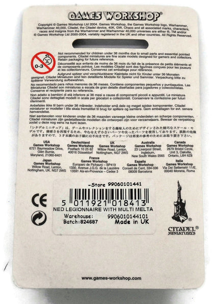 SPACE MARINES Damned Legionnaires With Multimelta Still In Box #1 OOP 40K