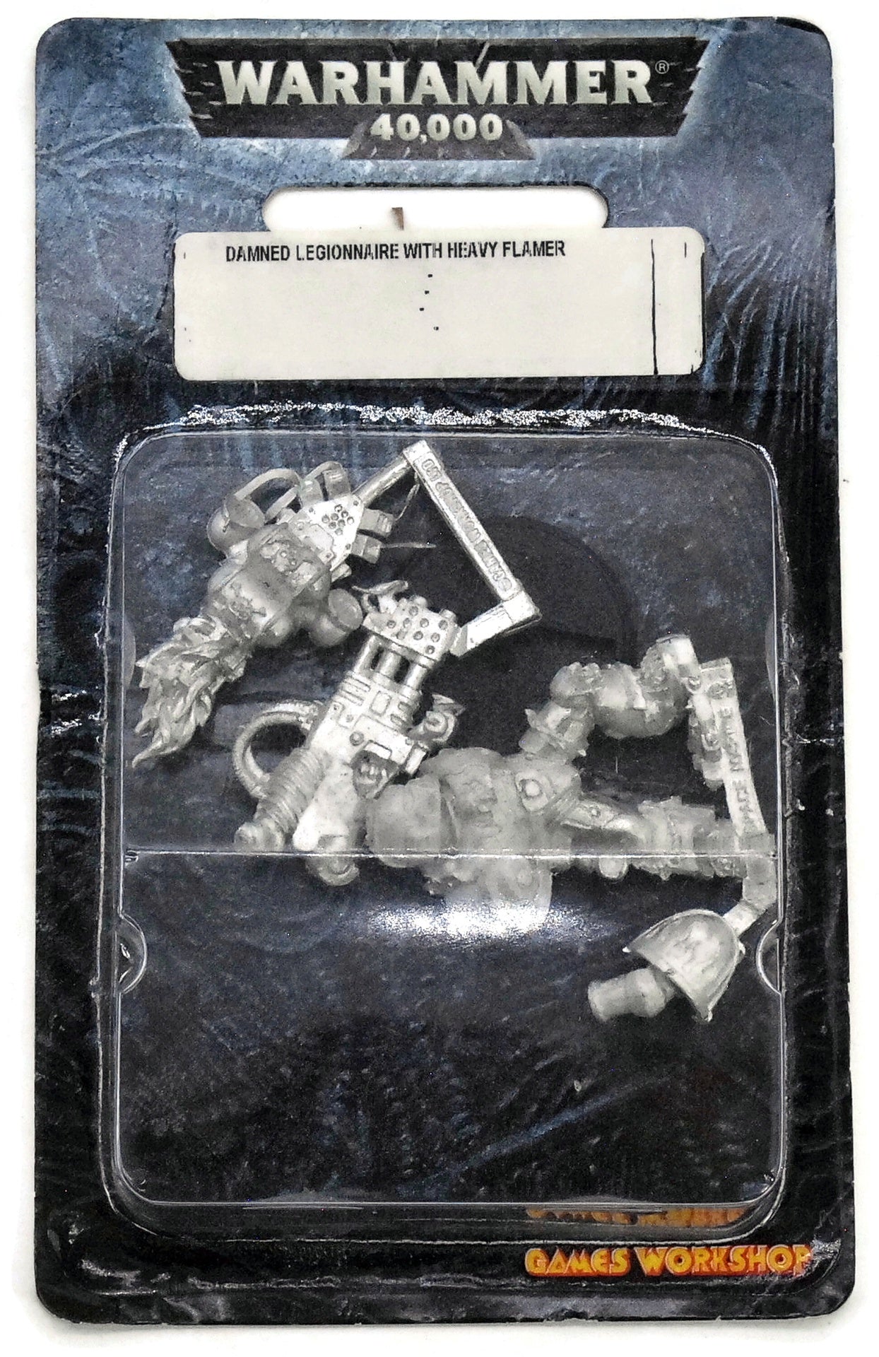 CHAOS SPACE MARINES Damned Legionnaires W/ Heavy Flamer Still In Box #1 OOP 40K
