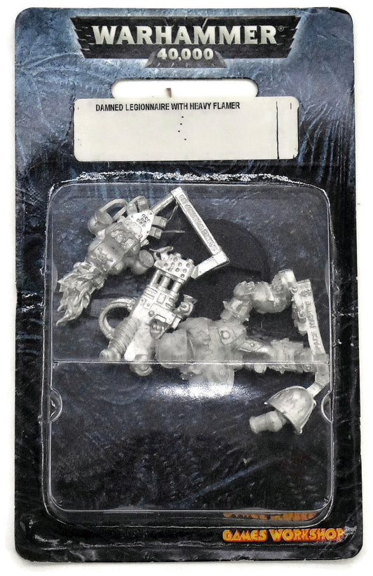 CHAOS SPACE MARINES Damned Legionnaires W/ Heavy Flamer Still In Box #1 OOP 40K