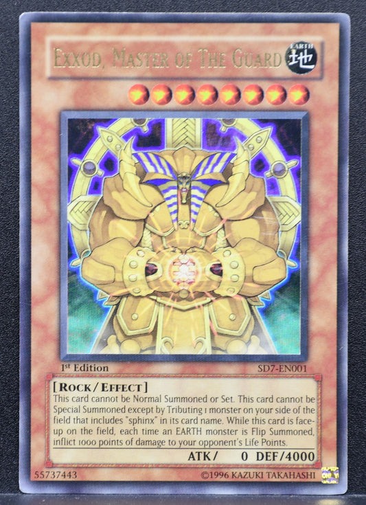 yugioh exxod deck Yu-Gi-Oh! - Exxod, Master of The Guard (SD7-EN001) - Structure 7: Invincible Fortress - 1st Edition cardcluster