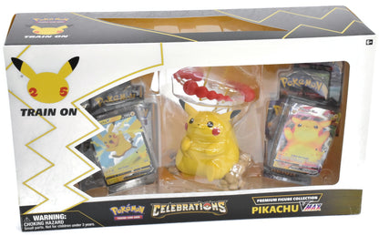 Pokemon TCG Premium Figure Collection Pikachu VMax Celebrations Factory Sealed