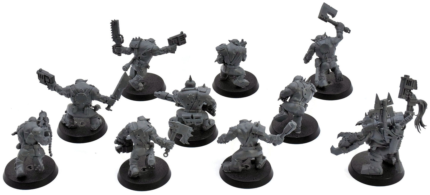 ORKS 10 Ork Boyz #1 Warhammer 40K 3966