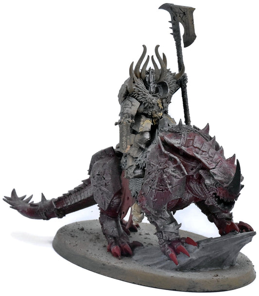 SLAVES TO DARKNESS Chaos Lord On Karkadrak #2 Warhammer Sigmar 8541