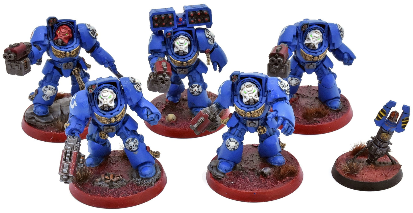 SPACE MARINES 5 Terminator Squad #1 Warhammer 40K Ultramarines 4130