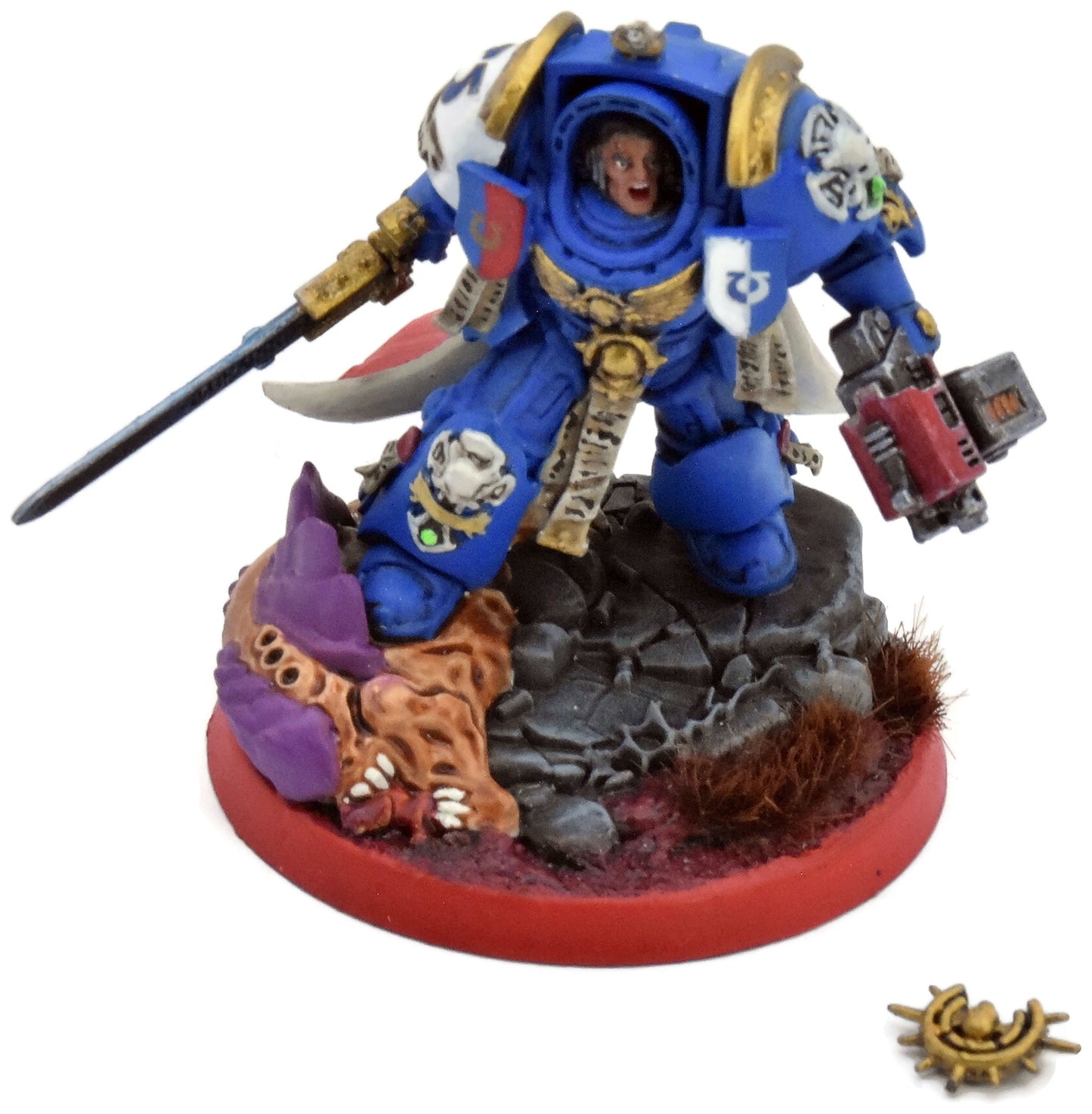 SPACE MARINES Capitaine en armure Terminator n° 1 Warhammer 40K Ultramarines 4178
