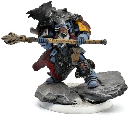 SPACE WOLVES Njal Stormcaller In Terminator Armour #1 METAL 40K Classic 4185