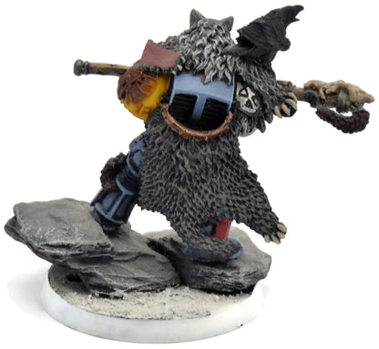 SPACE WOLVES Njal Stormcaller In Terminator Armour #1 METAL 40K Classic 4185