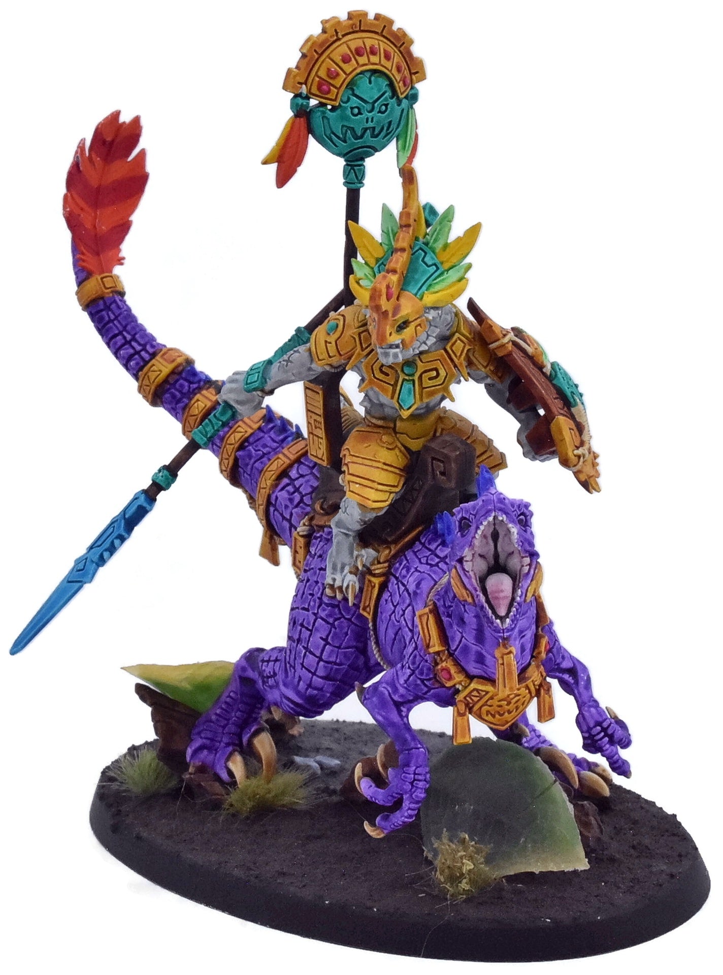 SERAPHON Saurus Scar Veteran On Aggradon #1 Warhammer Sigmar 5736