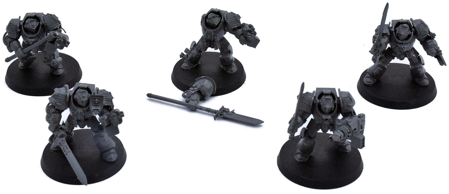 GREY KNIGHTS 5 Brotherhood Terminator Squad #1 Warhammer 40K Missing Blade 8916