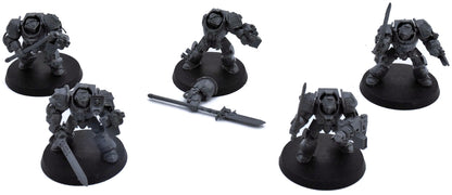 GREY KNIGHTS 5 Brotherhood Terminator Squad #1 Warhammer 40K Missing Blade 8916