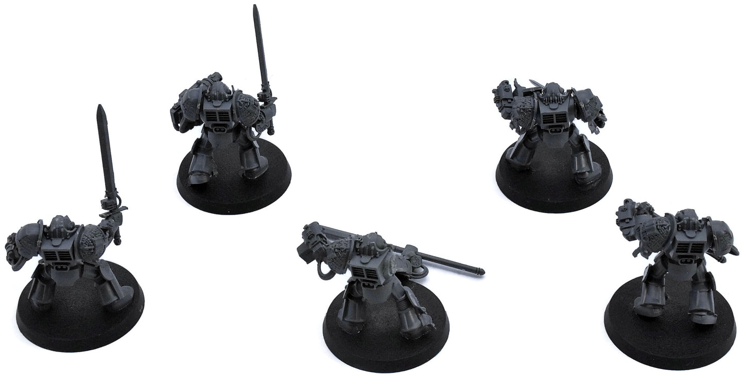 GREY KNIGHTS 5 Brotherhood Terminator Squad #1 Warhammer 40K Missing Blade 8916