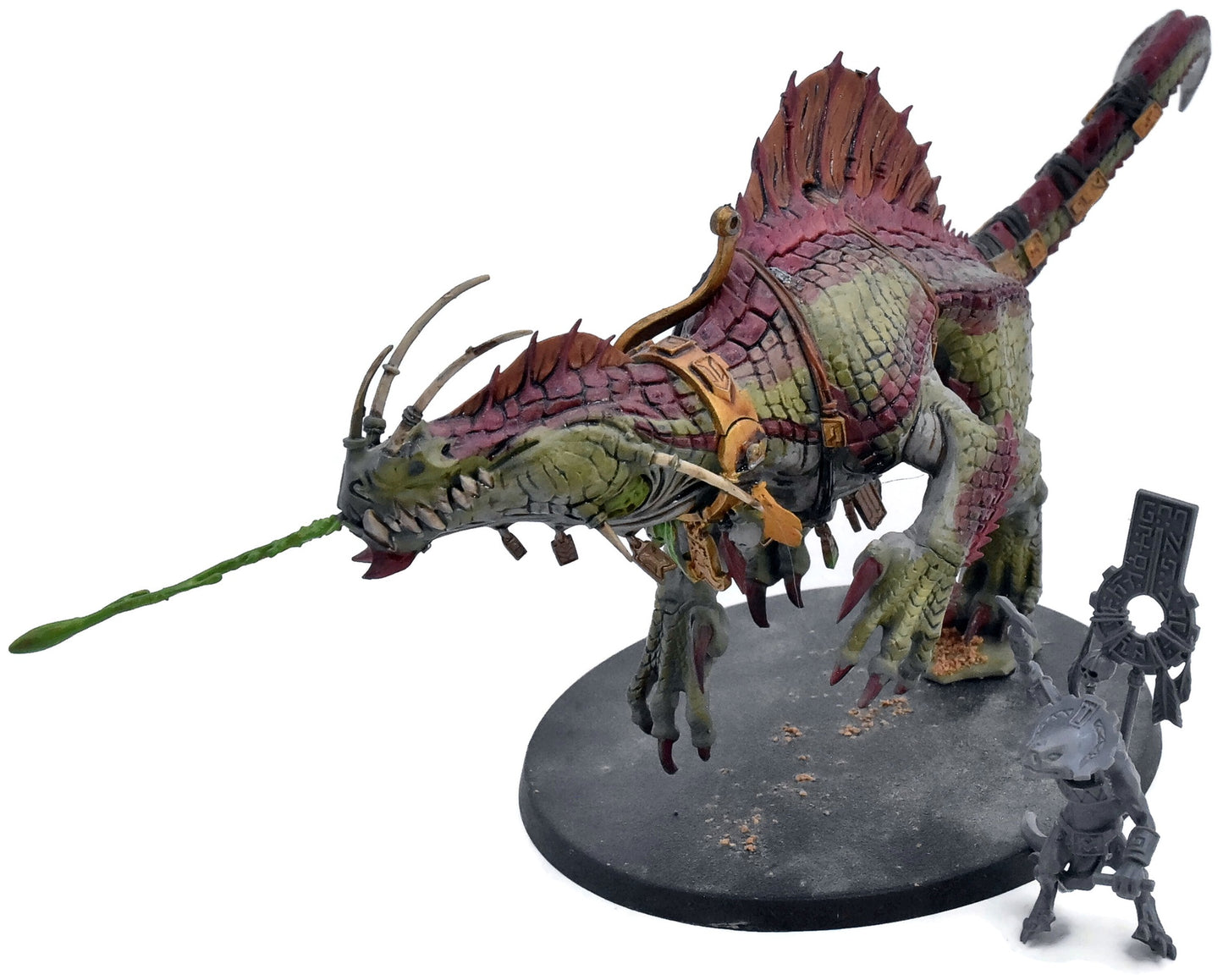 SERAPHON Skink Oracle On Troglodon #1 Warhammer Sigmar 5934