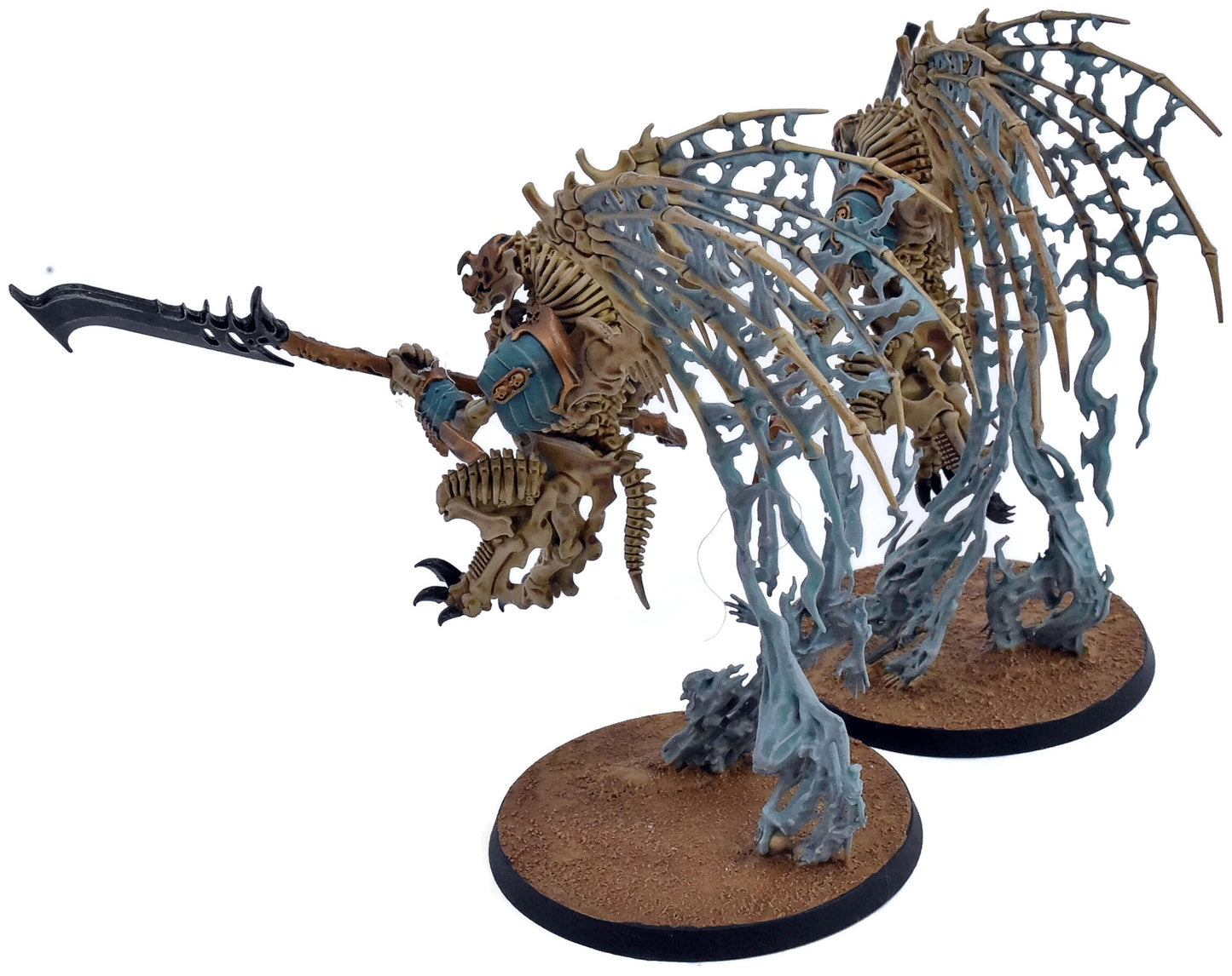 SOULBLIGHT GRAVELORDS 2 Morghast Archai #1 WELL PAINTED Sigmar 5972