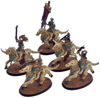 OSSIARCH BONEREAPERS 5 Kavalos Deathriders #2 WELL PAINTED Warhammer Sigmar 6047