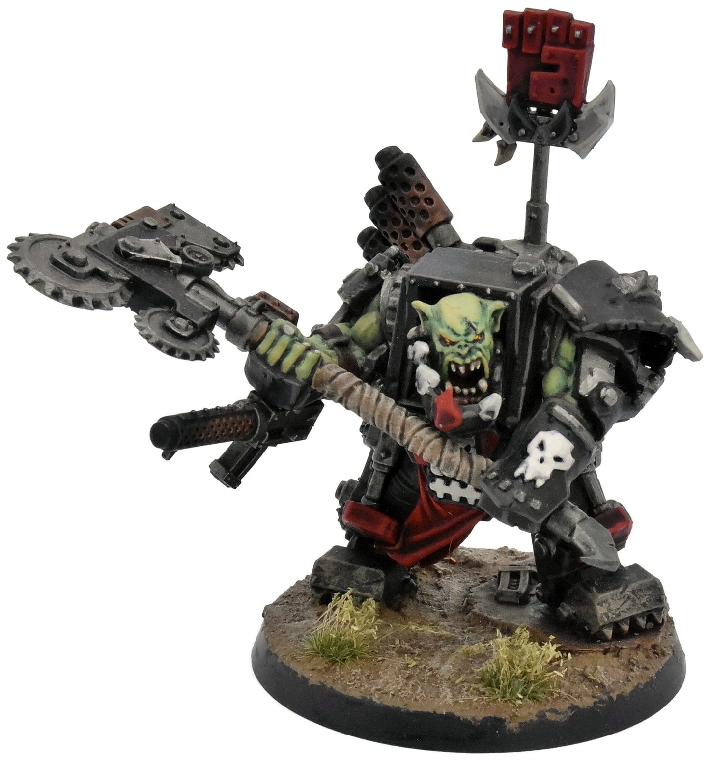 ORKS Warboss In Mega Armour #1 PRO PAINTED Warhammer 40K 4635